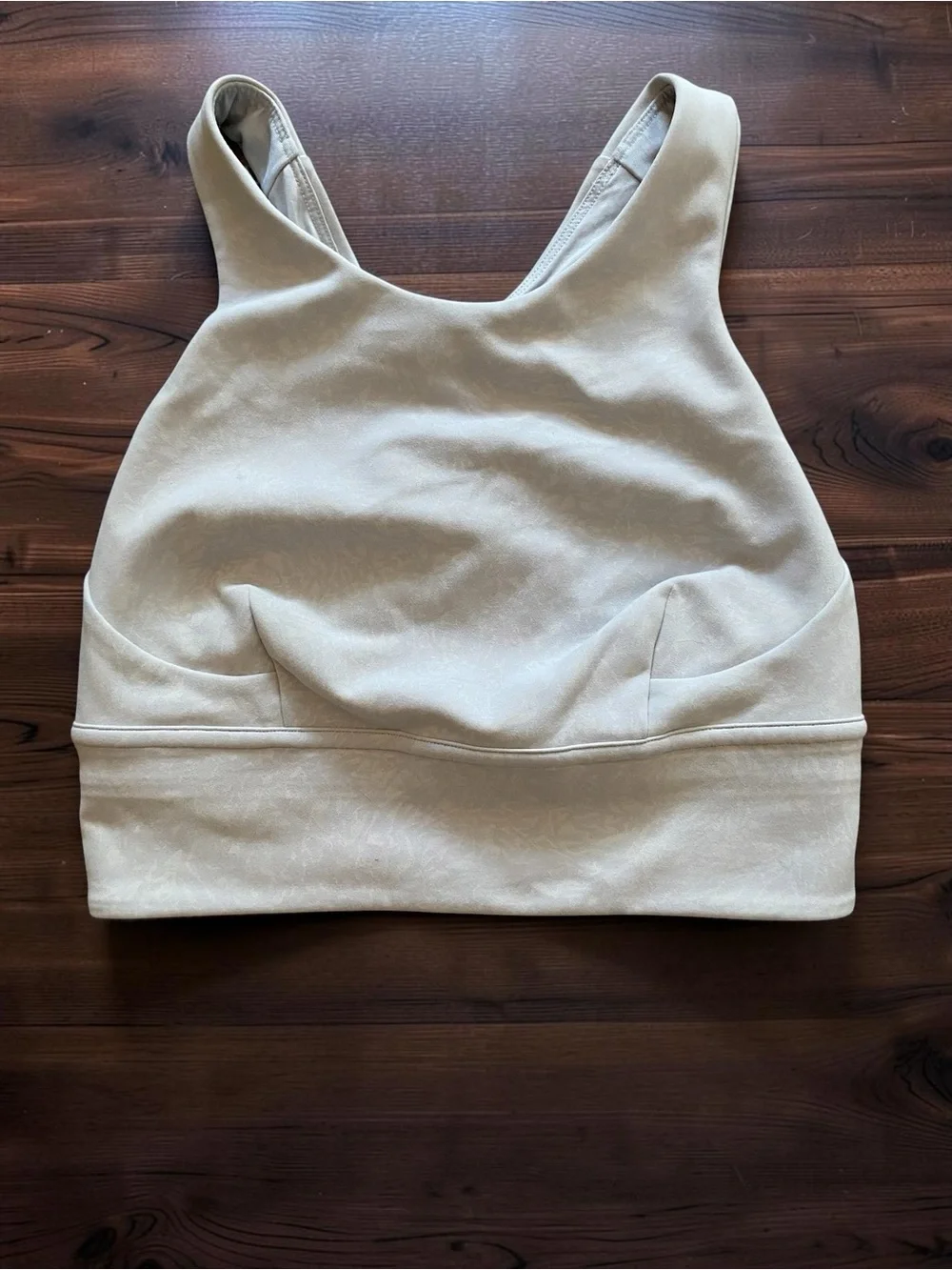 lululemon athletica  Racerback Support Bra with subtle pattern